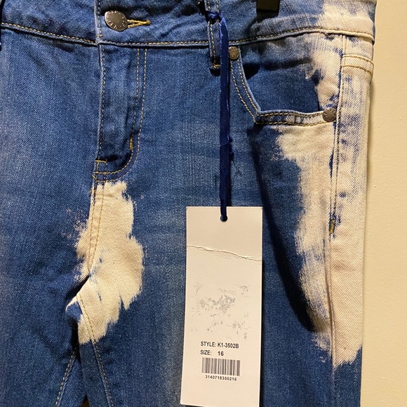 NWT VIP Girls Painter Jeans - Picture 6 of 6